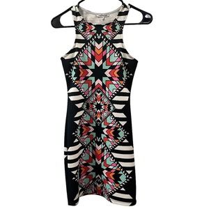 Charlotte Russe | Sleeveless Patterned Dress | Size Medium